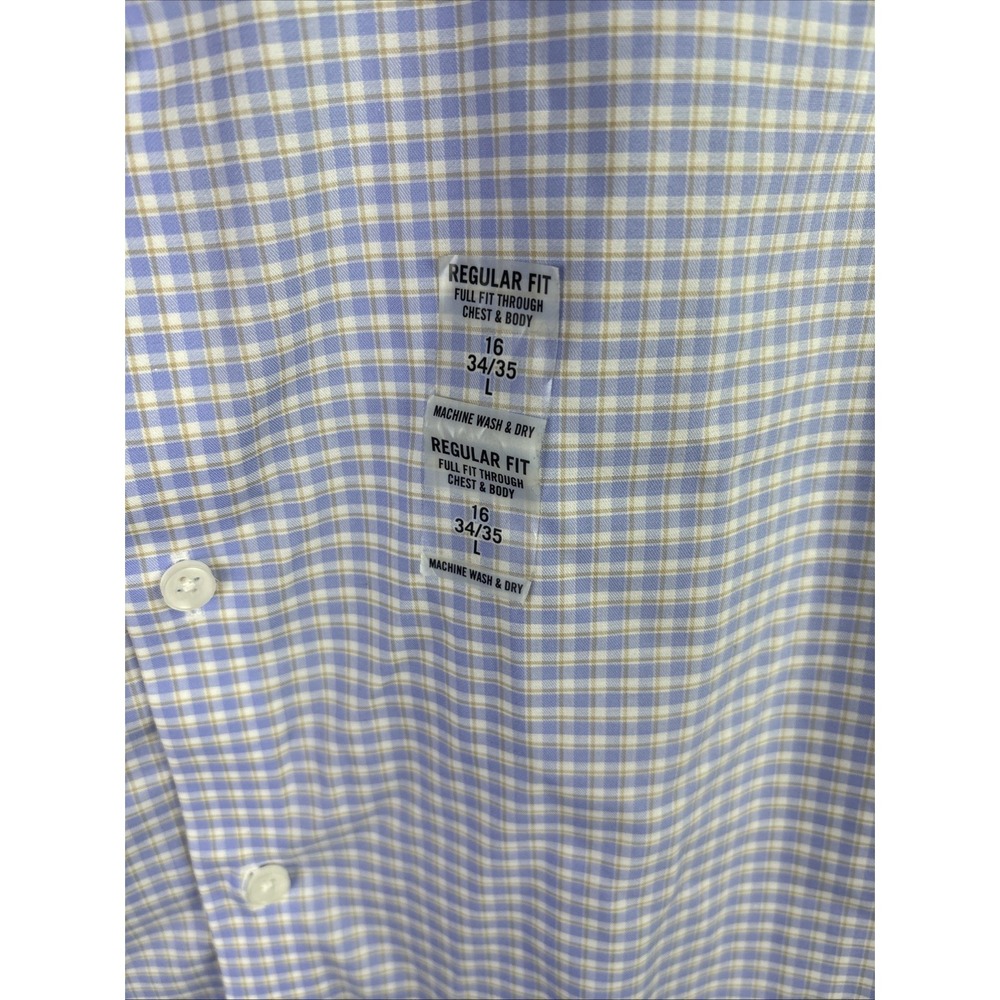 Michael Kors Long Sleeve Button Up Shirt Size Large Comfort Stretch - Picture 3 of 8